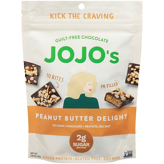 Jojos Choc Bites Peanut Butter Delight - 3.9 OZ