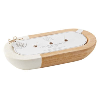 Mud Pie Paulonia Outdoor Candle - EA - Image 1