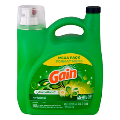 Gain Liquid Laundry Detergent Original Scent - 165 FZ