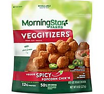 MorningStar Farms Veggie Popcorn Chikn Vegan PlantBased Protein Spicy - 8 Oz