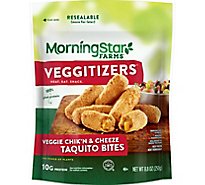 MorningStar Farms Veggie Bites Vegan PlantBased Protein Chikn and Cheeze Taquito - 8.8 Oz