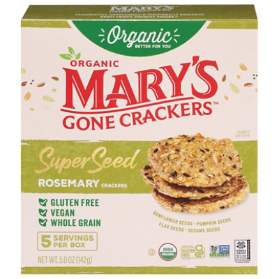 Marys Gone Crackers Rosemary Cracker - 5 OZ - Image 2