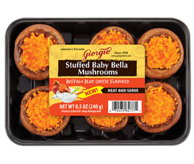 Mushrooms Stuffed Baby Bella Buffalo Cheese - 8.5 OZ - Image 1