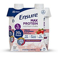 Ensure Max Protein Creamy Strawberry - 4-11 FZ - Image 1