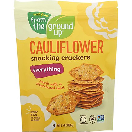 From The Ground Up Snacking Crackers Everything Cauliflower - 3.5 Oz - Image 2