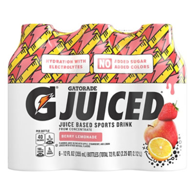 Gatorade Juiced Strawberry Lemonade - 6-12 FZ - Image 3