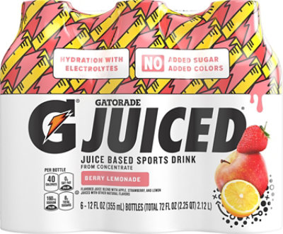 Gatorade Juiced Strawberry Lemonade - 6-12 FZ - Image 2