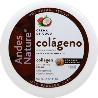 Andes Nature Cream Coco Caracol Colageno - 5.1 FZ - Image 2