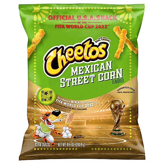 CHEETOS Cheese Flavored Snacks Mexican Street Corn - 8.5 OZ