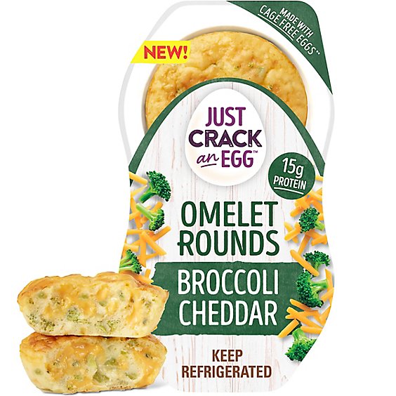 Just Crack An Egg Convenience Meals Cheddar Cheese & Broccoli - 4.6 Oz