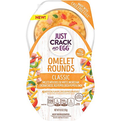 Just Crack An Egg Convenience Meals Uncured Ham Cheddar Cheese Red Pepper - 4.6 Oz - Image 3