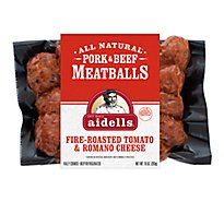 Aidells Tomato & Romano Cheese Pork And Beef Meatballs - 10 Oz