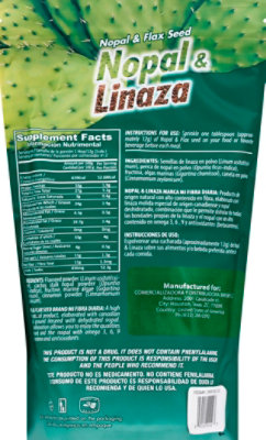 Mi Fibra Diaria Nopal & Flax Seed Natural - 1.102 Lb - Image 3