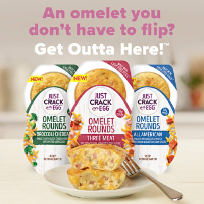 Just Crack An Egg Omelet Rounds Three Meat Egg Bites Pack - 2 Count - Image 9