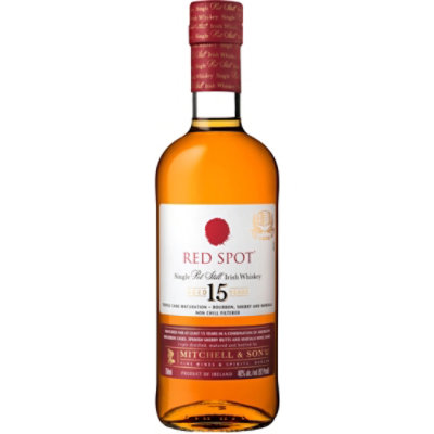 Red Spot Irish Whiskey 15yr - 750 ML - Image 1