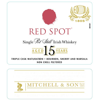 Red Spot Irish Whiskey 15yr - 750 ML - Image 2
