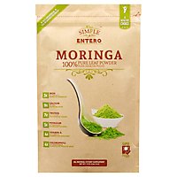 Simple Y Entero Moringa Supplement Leaf Powder 100% Pure - 8 Oz - Image 1