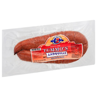 Zummo Meat Smoked Pork Andouille Sausage - 12 OZ - Image 1