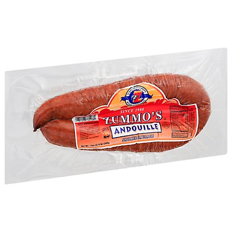 Zummo Meat Smoked Pork Andouille Sausage - 12 OZ