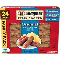 Jimmy Dean Fully Cooked Original Pork Sausage Links - 19.2 OZ - Image 3