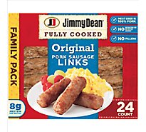 Jimmy Dean Fully Cooked Original Pork Sausage Links - 19.2 OZ