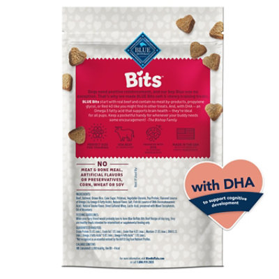 Blue Buffalo Bits Soft Dog Treats for Training Natural Ingredients & Enhanced with DHA - 11 Oz - Image 2