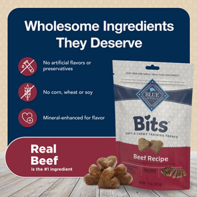 Blue Buffalo Bits Soft Dog Treats for Training Natural Ingredients & Enhanced with DHA - 11 Oz - Image 7