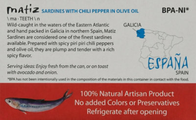 Matiz Gal Spicy Sardines I/o - 4.2 OZ - Image 6
