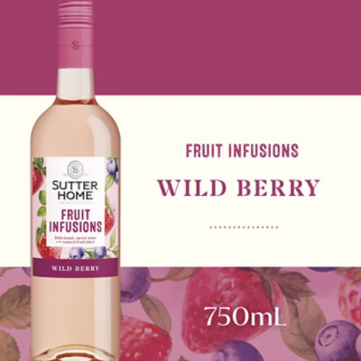 Sutter Home Fruit Infusions Wild Berry White Wine Bottle - 750 Ml - Image 1