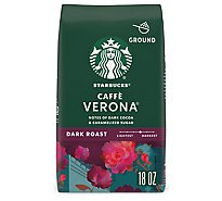 Starbucks Coffee Ground Dark Roast Caffe Verona - 18 Oz