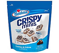 Hostess Crispy Minis Cookies & Creme Flavored Bite-Sized Wafer Snacks - 7.3 Oz