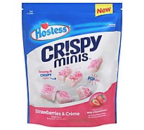 Hostess Crispy Minis Strawberries & Creme Flavored Bite Sized Wafer - 7.3 Oz