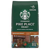 Starbucks Pike Place Roast 100% Arabica Medium Roast Ground Coffee Bag - 18 Oz - Image 1