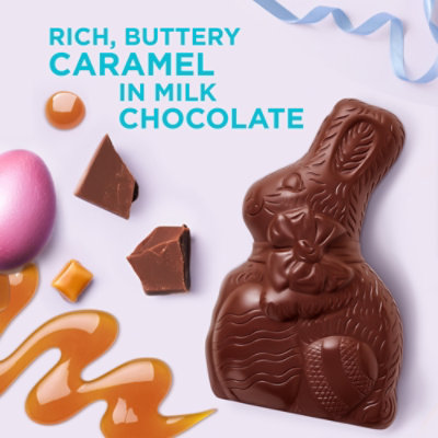 RUSSELL STOVER Easter Caramel Milk Chocolate Easter Bunny - 3 Oz - Image 2