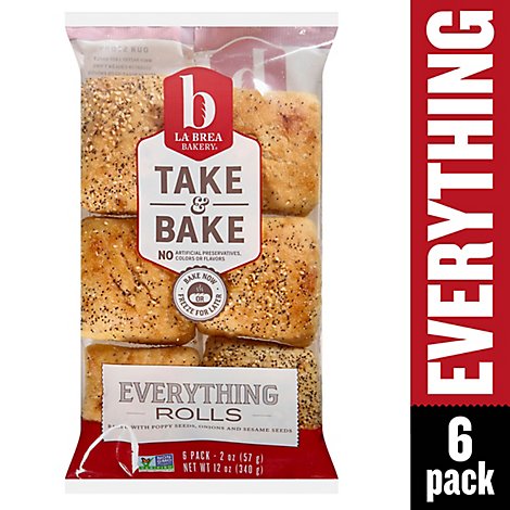 Bread Everything Rolls Take & Bake - 13.56 OZ