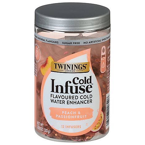 Twining Tea Cold Infused Peach & Psnfrt - 12 CT