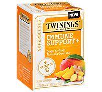 Twining Tea Sprblnd Imne Suprt Gngr Mngo - 16 CT
