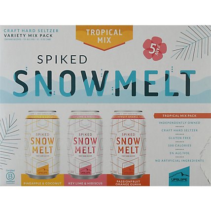 Upslope Snowmelt Spiked Seltzer Tropical Variety Pack  In Cans - 12-12 Fl. Oz. - Image 2