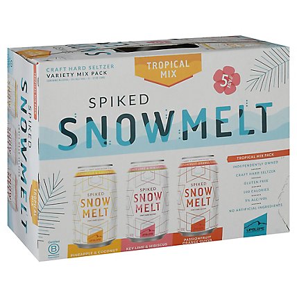 Upslope Snowmelt Spiked Seltzer Tropical Variety Pack  In Cans - 12-12 Fl. Oz. - Image 1
