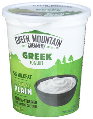 Green Mountain Creamery Plain Lowfat Greek Yogurt - 32 OZ - Image 4