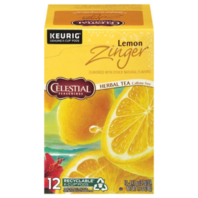 Celestial Ssngs Tea Kcup Lmn Zinger Hrbl - 12 CT - Image 2