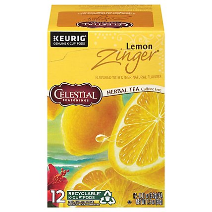Celestial Ssngs Tea Kcup Lmn Zinger Hrbl - 12 CT - Image 1