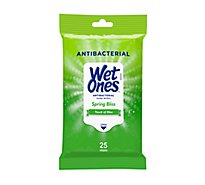 Wet Ones Spring Bliss Antibacterial Hand Wipes - 25 Count