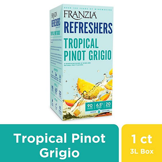 Franzia Refreshers Tropical Pinot Grigio Wine - 3 LT