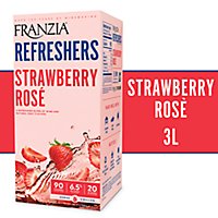 Franzia Refreshers Strawberry Rose Wine - 3 LT - Image 1