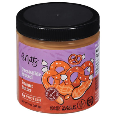 B Nutty Grmt Pntbtr Irresistable Pretzel - 9 OZ - Image 3