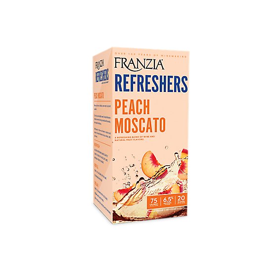 Franzia Refreshers Peach Moscato Wine - 3 LT