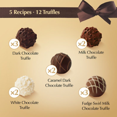 Lindt Gourmet Chocolate Candy Truffles Gift Box - 6.8 Oz - Image 3