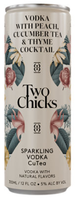 Two Chicks Sparkling Cutea  In Cans - 4-12 FZ - Image 1