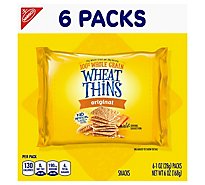 Wheat Thins Original Whole Grain Wheat Crackers - 6 Count